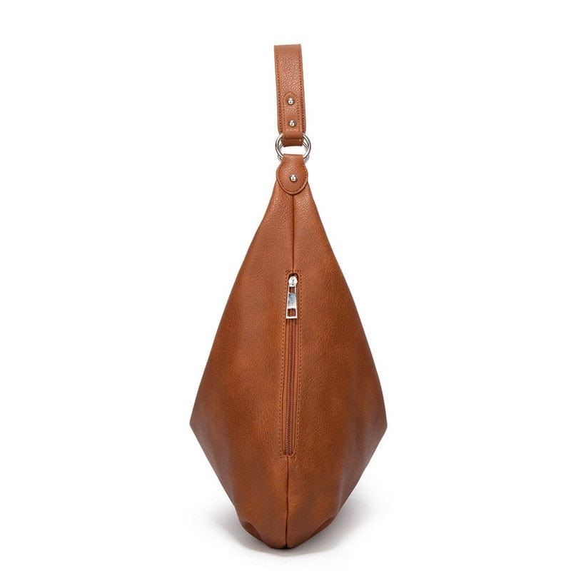 Stor Læder Skuldertaske til Dame - Håndlavet Shoulder Bag Danmarkmode.dk