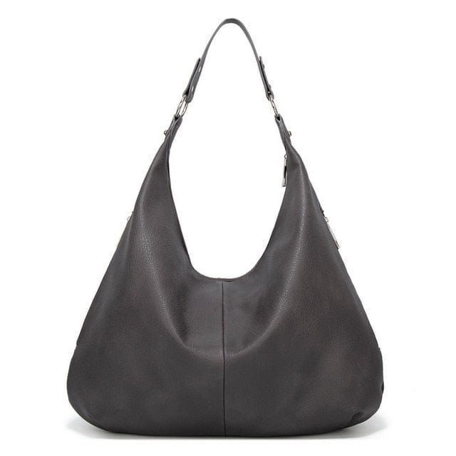 Stor Læder Skuldertaske til Dame - Håndlavet Shoulder Bag Danmarkmode.dk