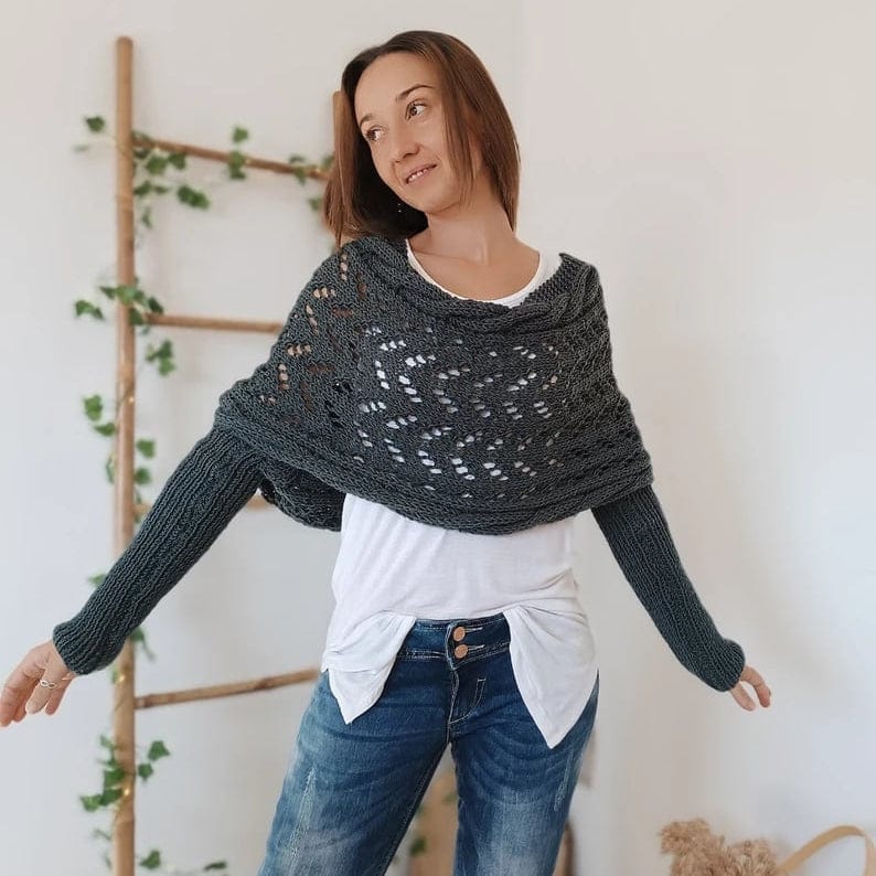 Strikket Tørklæde Dame - Omslagsklud - Emilia Scarf Danmarkmode.dk