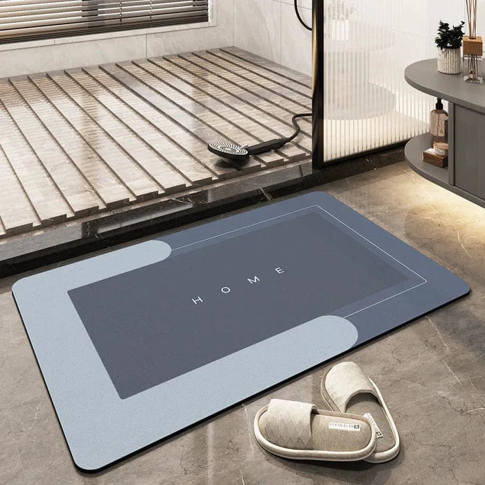 Super Absorberende Badeværelse Gulvmåtte - Skridsikker - Oval - Hurtigtørrende Bath Mats & Rugs Danmarkmode.dk