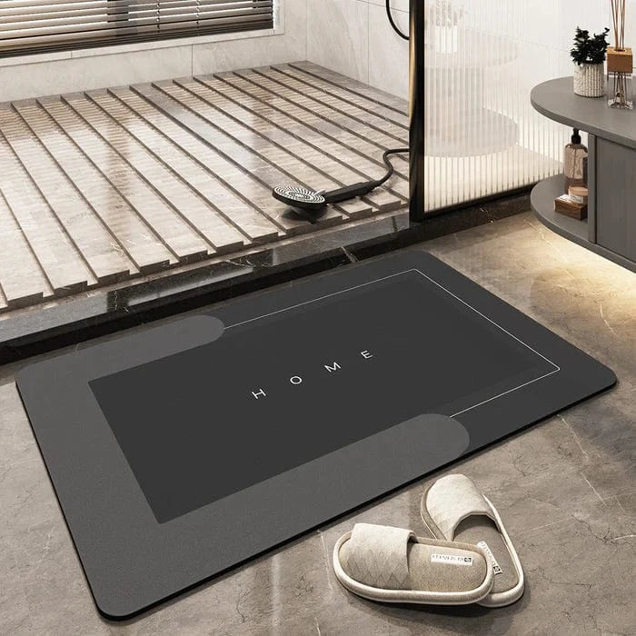 Super Absorberende Badeværelse Gulvmåtte - Skridsikker - Oval - Hurtigtørrende Bath Mats & Rugs Danmarkmode.dk