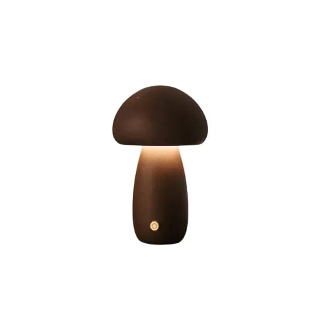 Svamp Natlys til Børn - Sengelampe - Dæmpbar - Træ Bedside Lamps Danmarkmode.dk