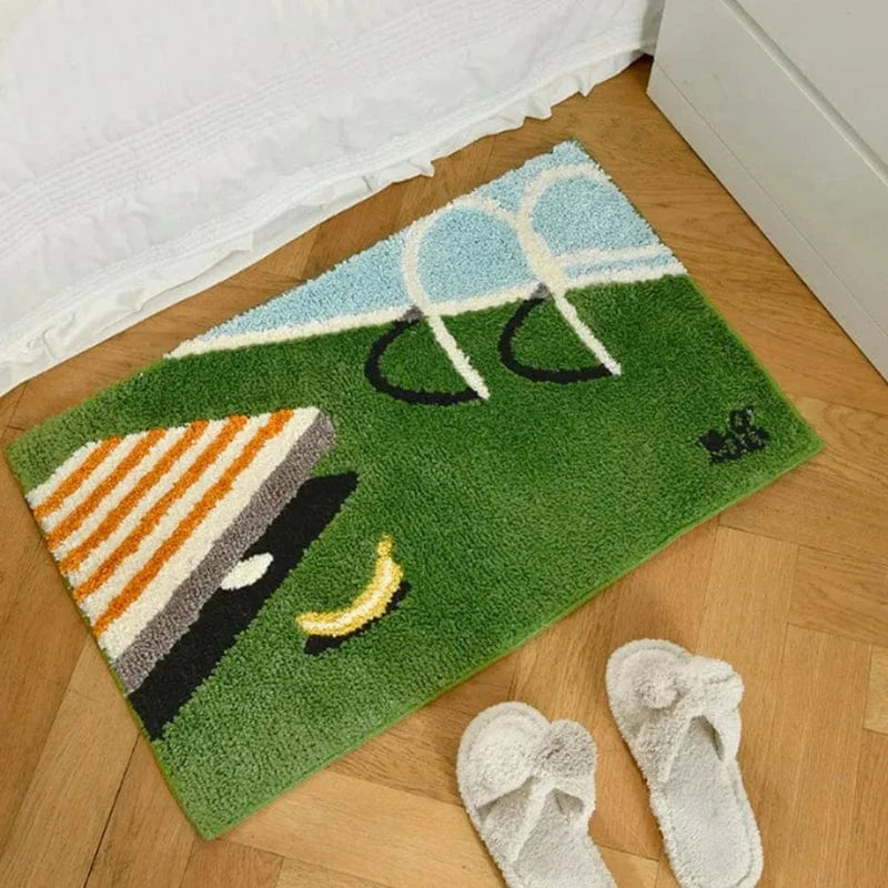 Swimming Pool Skridsikker Bademåtte til Børn - Blød - Tuftede - Håndlavet Bath Mats Danmarkmode.dk
