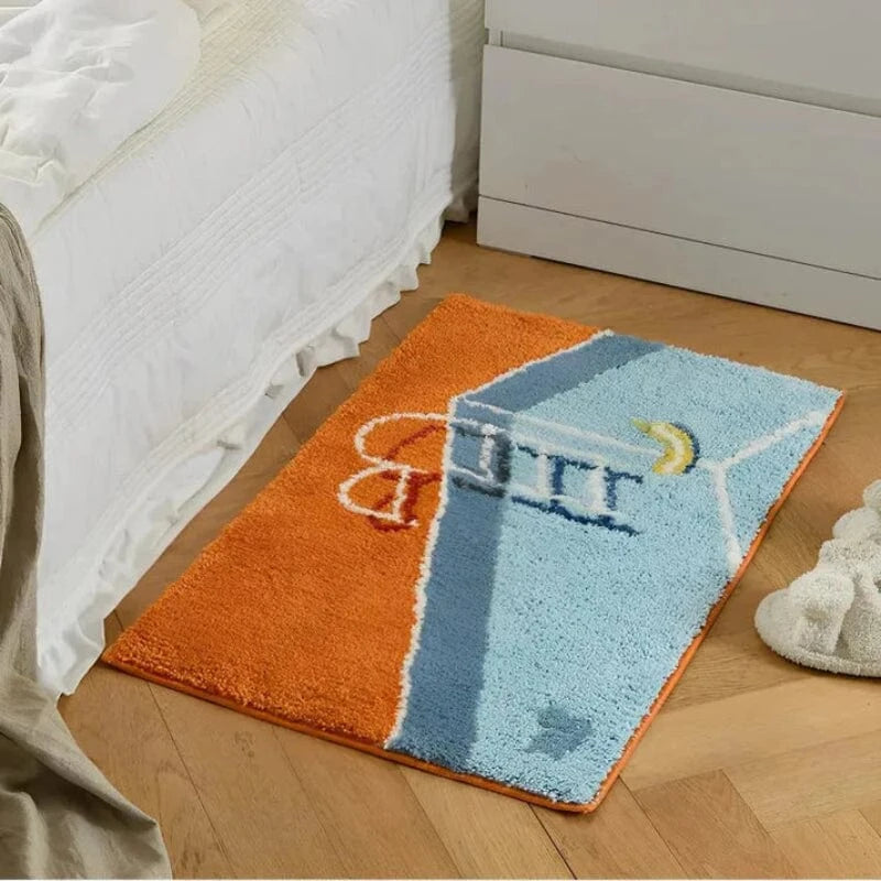 Swimming Pool Skridsikker Bademåtte til Børn - Blød - Tuftede - Håndlavet Bath Mats Danmarkmode.dk