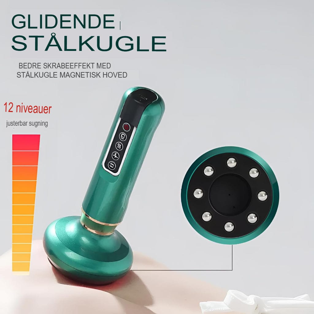 Trådløs Cellulite Elektrisk Massageapparat - Håndholdt - Cupping - Varme - Toning Electric Massagers Danmarkmode.dk