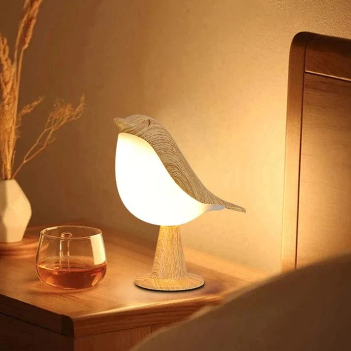 Trådløs Hummingbird LED Bordlampe - Dæmpbar - Genopladelig - ABS Table Lamp Danmarkmode.dk