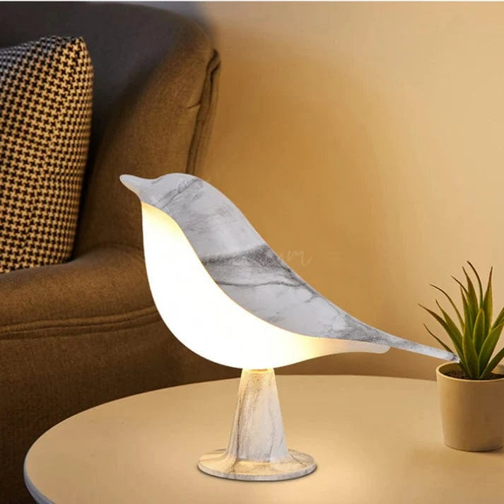 Trådløs Hummingbird LED Bordlampe - Dæmpbar - Genopladelig - ABS Table Lamp Danmarkmode.dk