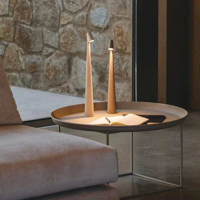 Trådløs LED Bordlampe - Genopladelig Gulvlampe - Batteri - Dæmpbar table lamps Danmarkmode.dk