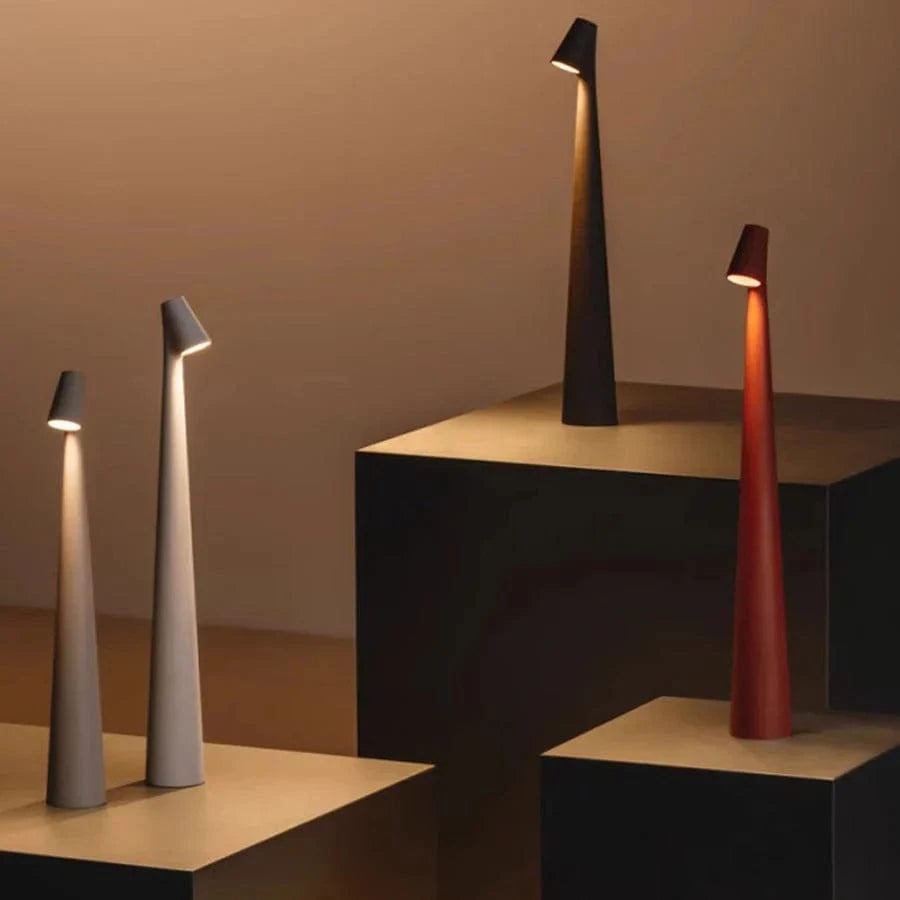 Trådløs LED Bordlampe - Genopladelig Gulvlampe - Batteri - Dæmpbar table lamps Danmarkmode.dk