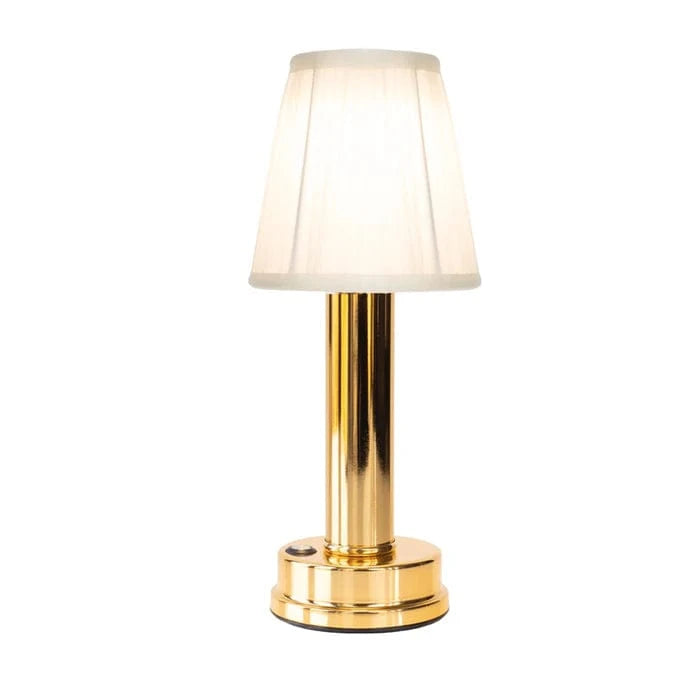 Trådløs Metal Skrivebordslampe - Stof - Dæmpbar - USB genopladelig Table Lamps Danmarkmode.dk
