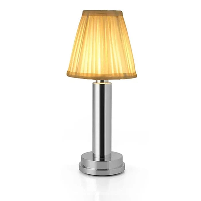 Trådløs Metal Skrivebordslampe - Stof - Dæmpbar - USB genopladelig Table Lamps Danmarkmode.dk