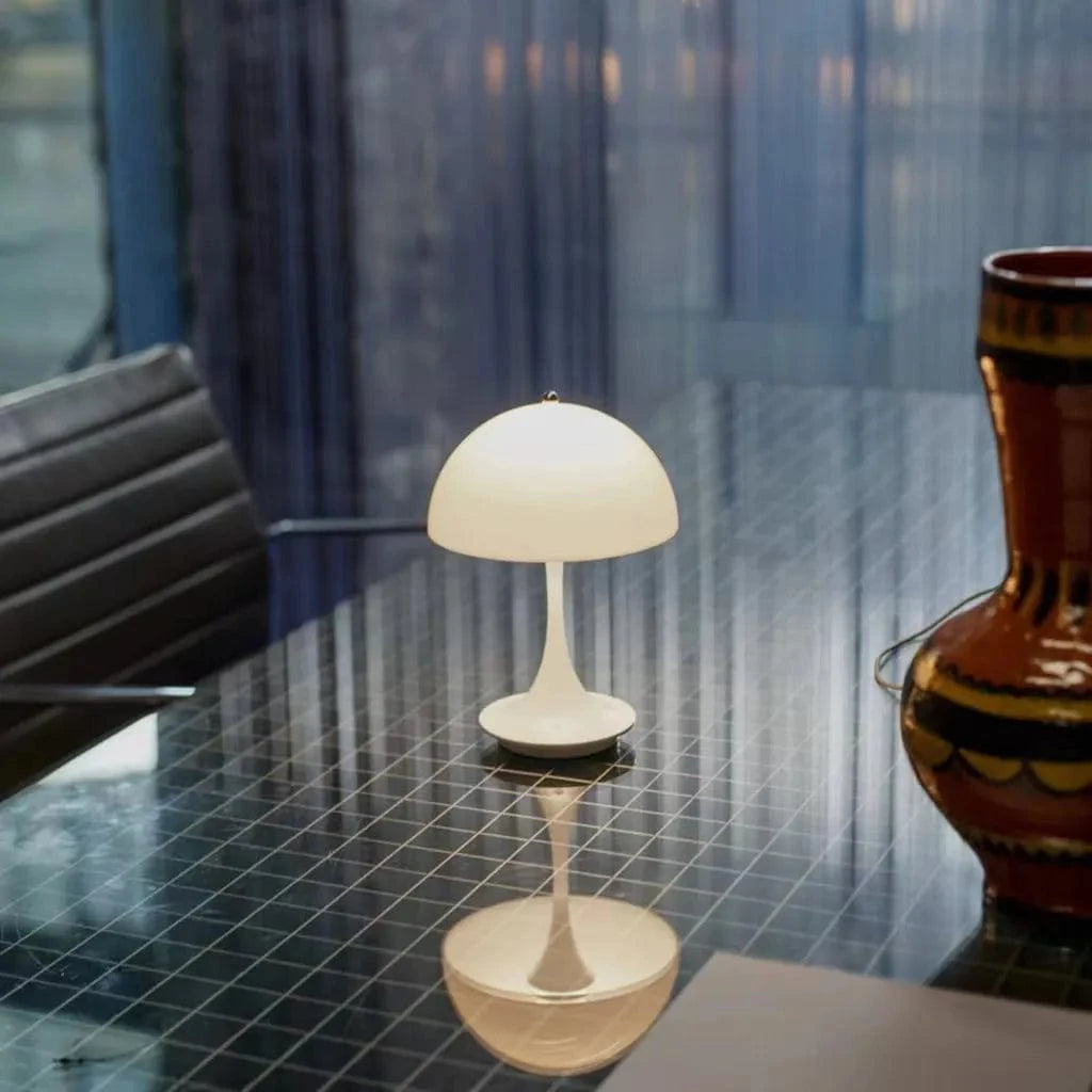 Trådløs Svampelampe - Dæmpbar - Bærbar Led Lampe - NordicMush Table lamps Danmarkmode.dk
