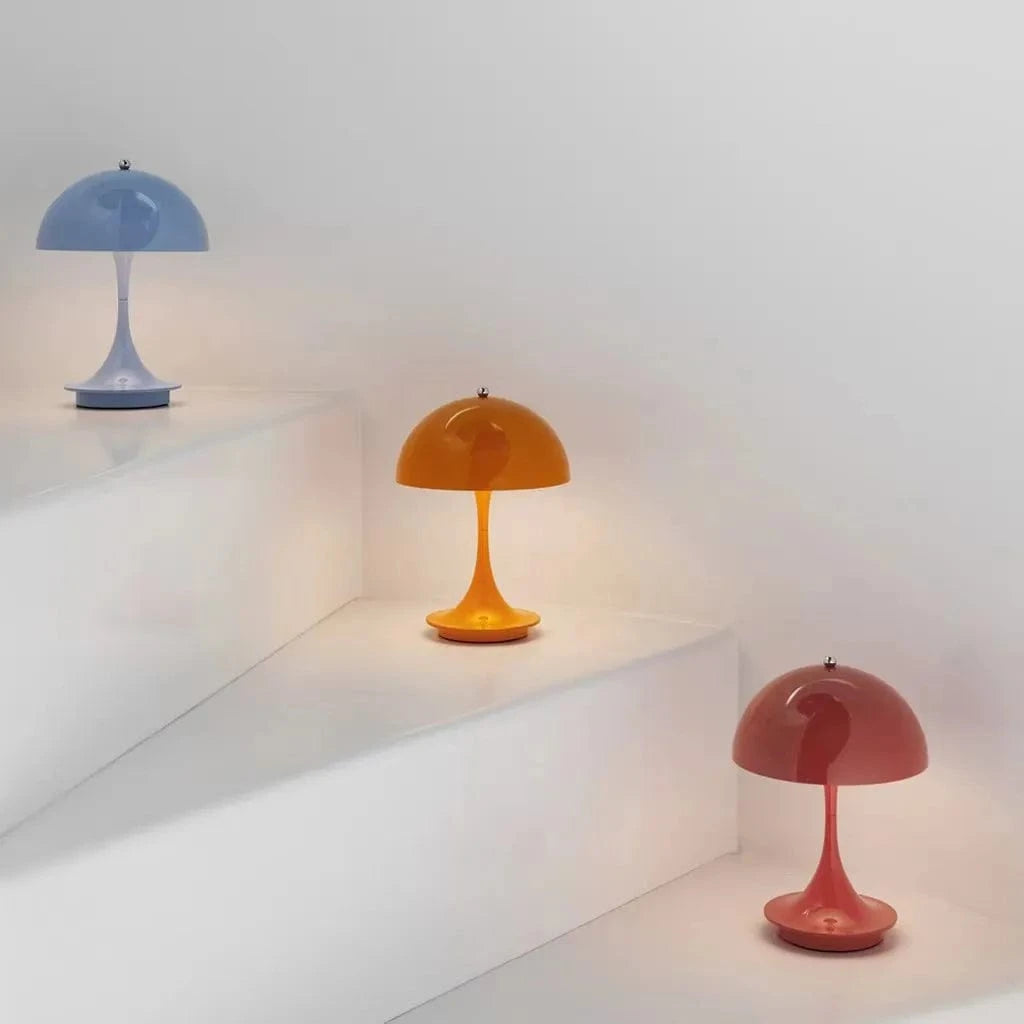Trådløs Svampelampe - Dæmpbar - Bærbar Led Lampe - NordicMush Table lamps Danmarkmode.dk