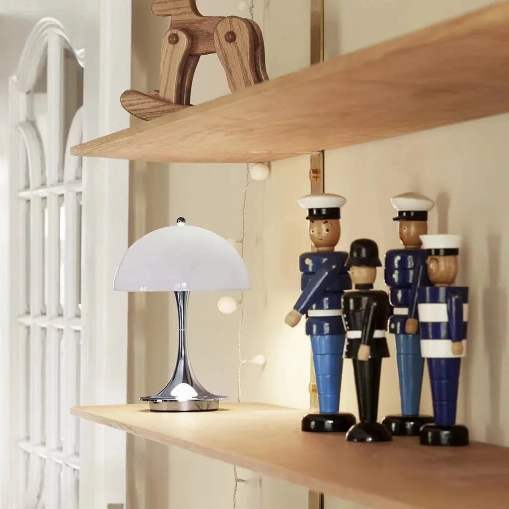 Trådløs Svampelampe - Dæmpbar - Bærbar Led Lampe - NordicMush Table lamps Danmarkmode.dk