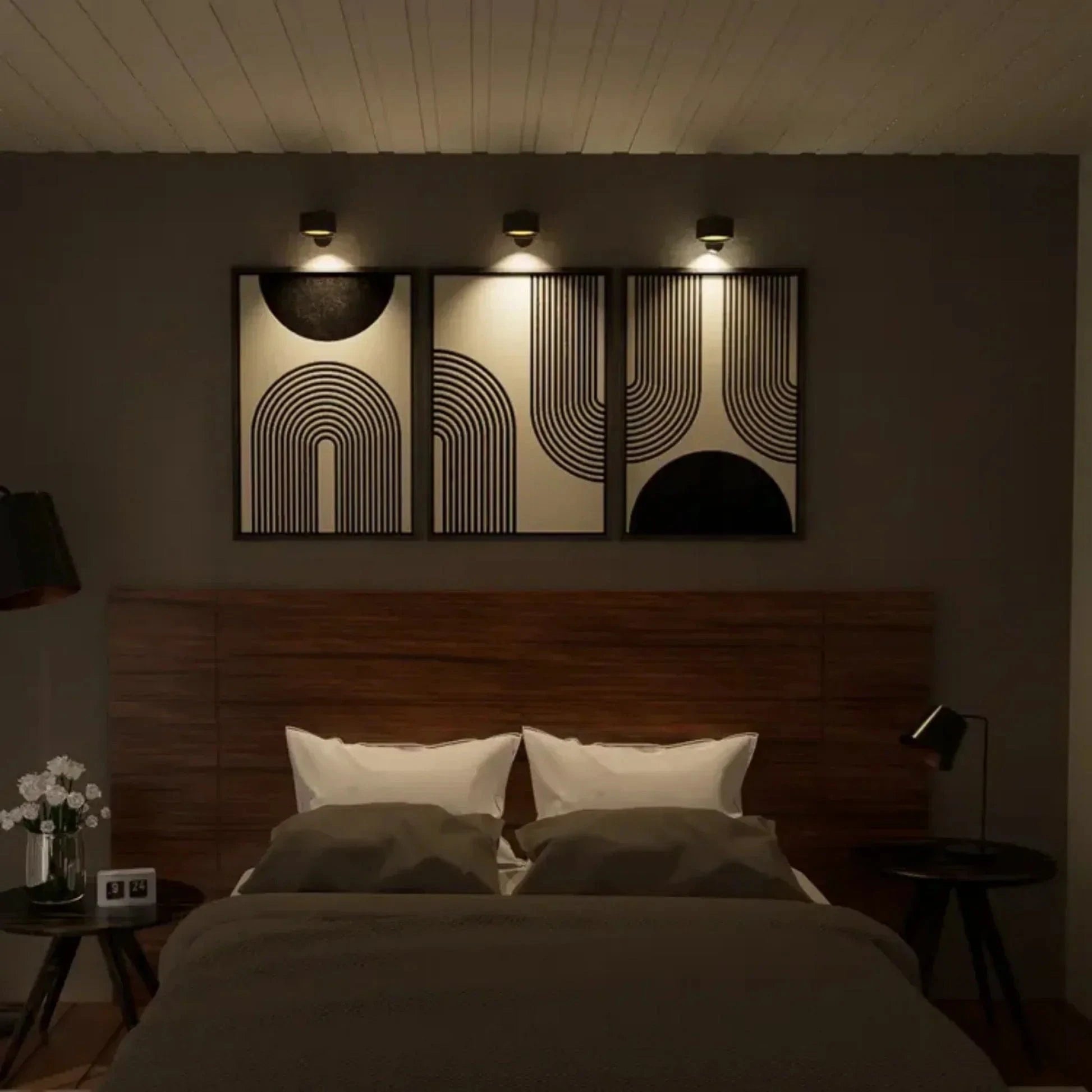 Trådløs Væglampe - Magnetisk LED Lampe - Indendørs Belysning Wall Lamp Danmarkmode.dk