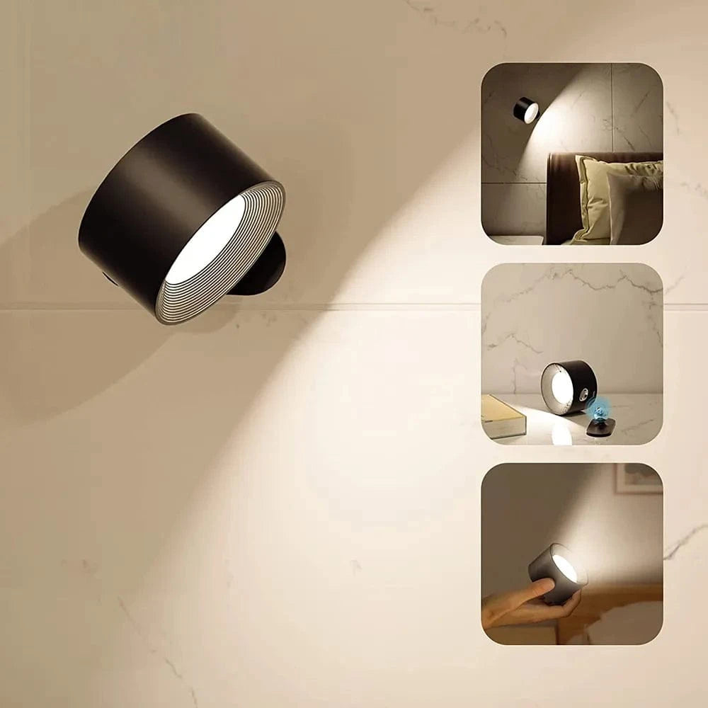 Trådløs Væglampe - Magnetisk LED Lampe - Indendørs Belysning Wall Lamp Danmarkmode.dk
