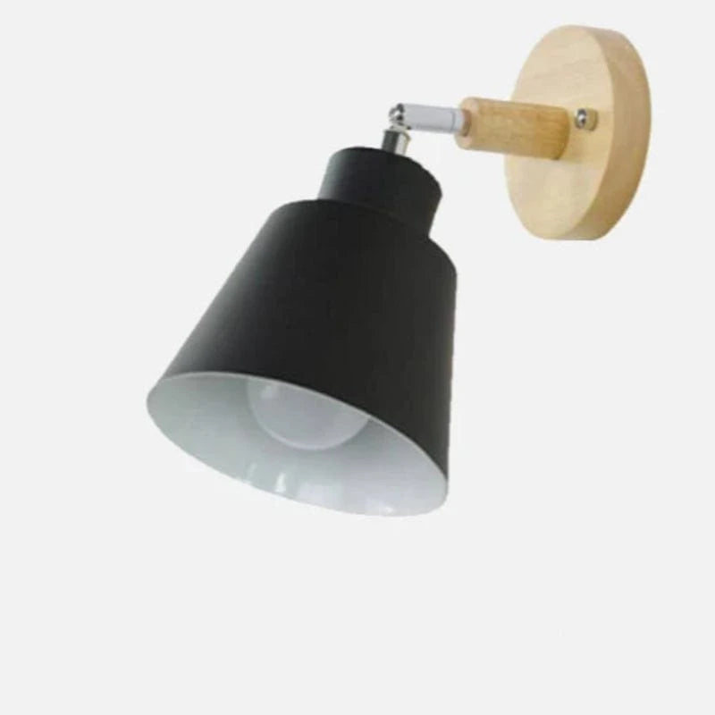 Træ Base Drejelig Væglampe mit Trækledning - Moderne - Indendørs Lys - 40W Wall Light Fixtures Danmarkmode.dk
