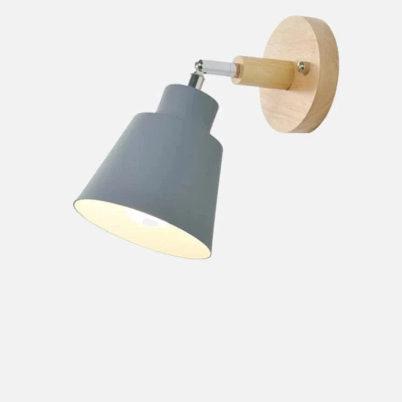 Træ Base Drejelig Væglampe mit Trækledning - Moderne - Indendørs Lys - 40W Wall Light Fixtures Danmarkmode.dk