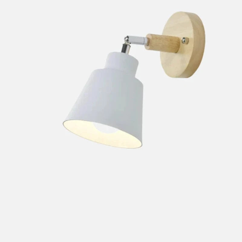 Træ Base Drejelig Væglampe mit Trækledning - Moderne - Indendørs Lys - 40W Wall Light Fixtures Danmarkmode.dk