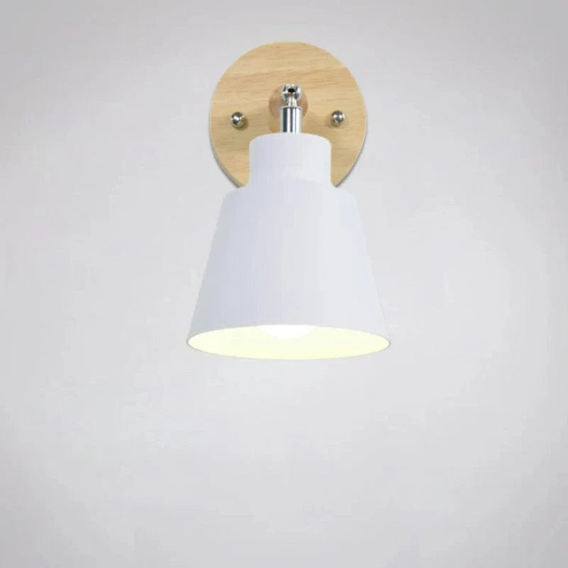 Træ Base Drejelig Væglampe mit Trækledning - Moderne - Indendørs Lys - 40W Wall Light Fixtures Danmarkmode.dk