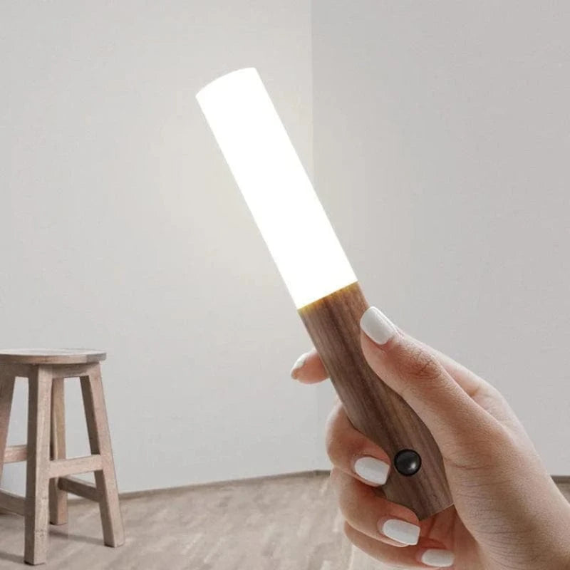 Træpind Genopladelig Væglampe - Aftagelig - Bevægelsessensor - Natlys Wall Light Fixtures Danmarkmode.dk