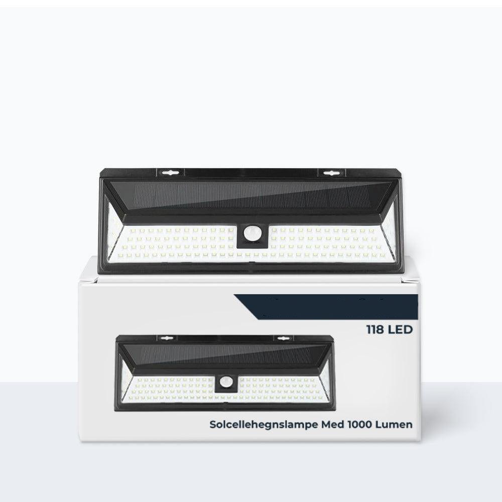 Udendørs Belysning Med Sensor - Solceller - 118 LED - Langvarig Batteri Landscape Pathway Lighting Danmarkmode.dk