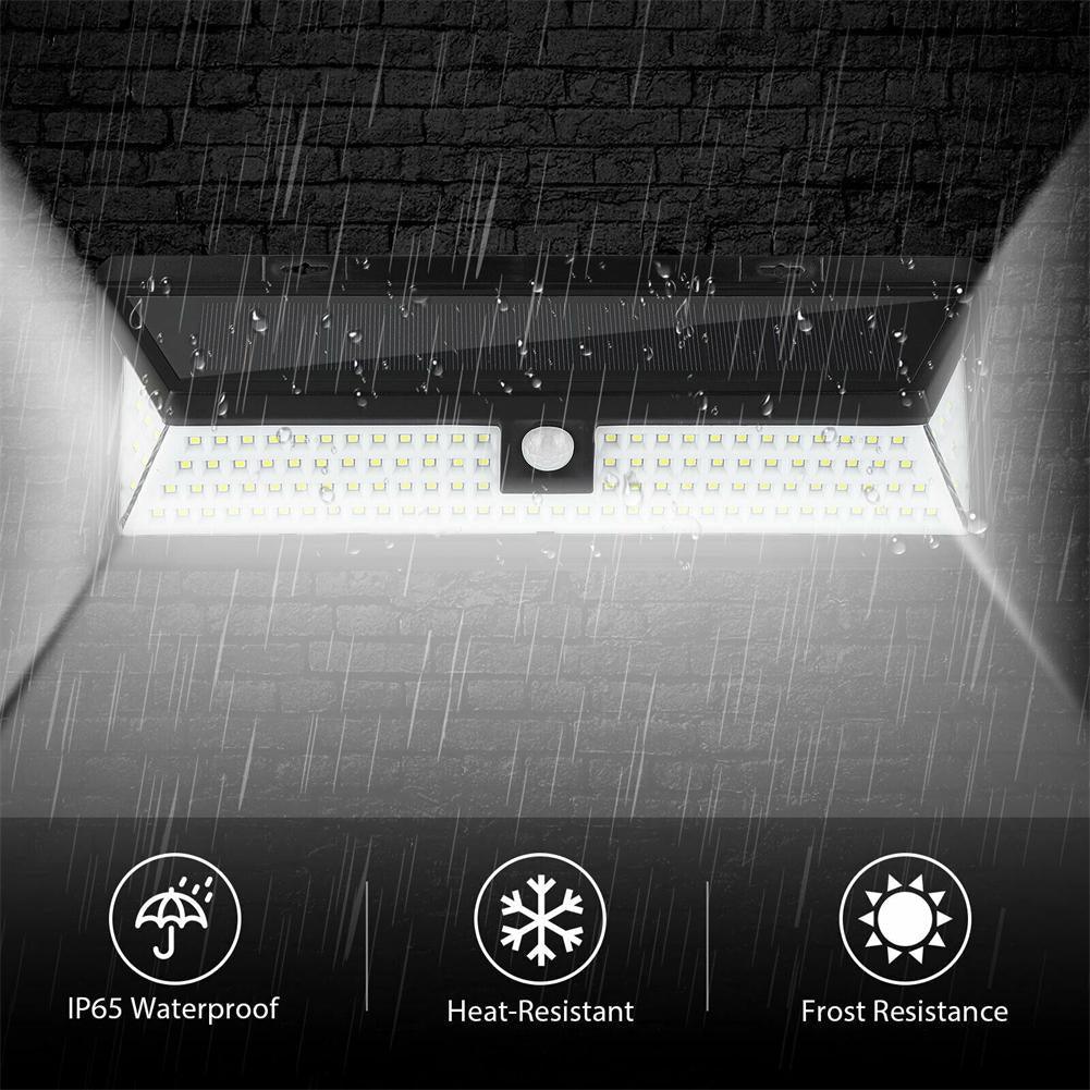 Udendørs Belysning Med Sensor - Solceller - 118 LED - Langvarig Batteri Landscape Pathway Lighting Danmarkmode.dk