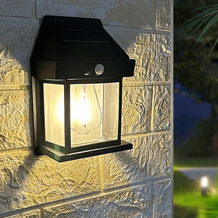 Udendørs Bevægelsessensor Væglampe - Havelamper - Vandtæt - Solcellelampe Wall Light Fixtures Danmarkmode.dk