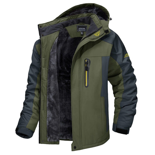 Udendørs Vandtæt Jakke til mænd - Let, åndbar, stilren, farve: Sort, størrelse: M-XXL, ideel til aktive udendørs aktiviteter Coats & Jackets Danmarkmode.dk