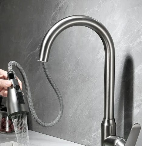 Udtræksspray Touch Sensor Vandhane Køkken - Rustfrit Stål - Vandhane Udtræk Kitchen Sink Faucets Danmarkmode.dk