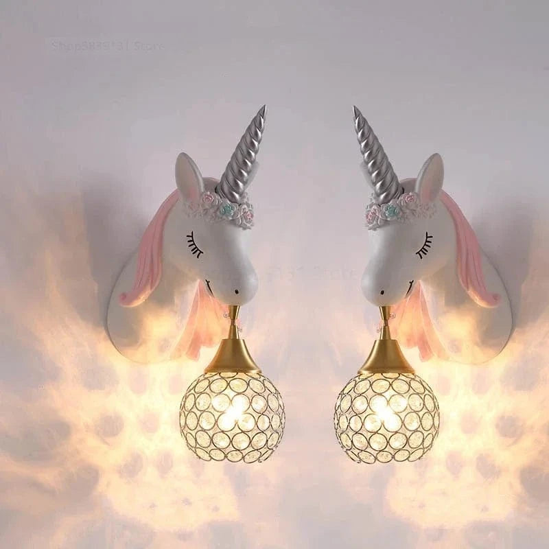 Unicorn Væglampe til børn - Værelsesindretning - Moderne - LED Wall Light Fixtures Danmarkmode.dk