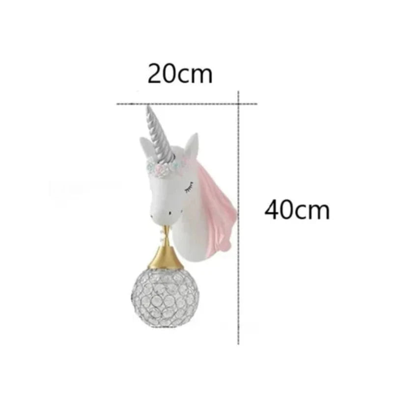 Unicorn Væglampe til børn - Værelsesindretning - Moderne - LED Wall Light Fixtures Danmarkmode.dk
