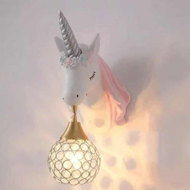 Unicorn Væglampe til børn - Værelsesindretning - Moderne - LED Wall Light Fixtures Danmarkmode.dk