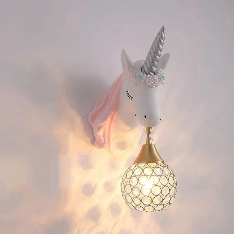Unicorn Væglampe til børn - Værelsesindretning - Moderne - LED Wall Light Fixtures Danmarkmode.dk
