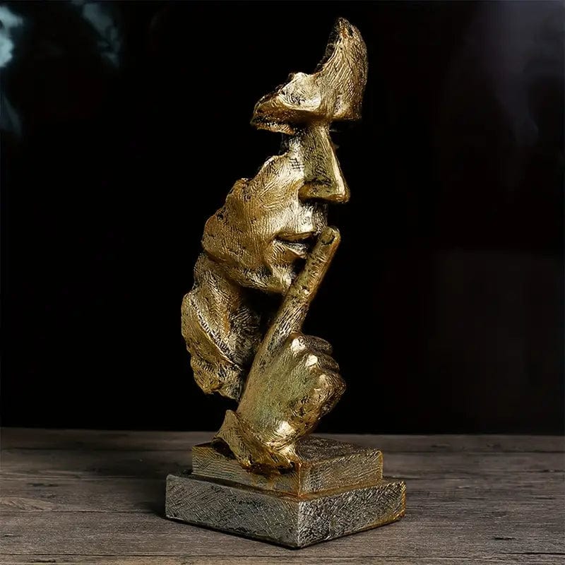 Unikt Billede - Finger På Mund Billede - Indretning Af Hjemmet Sculpture Statue Danmarkmode.dk