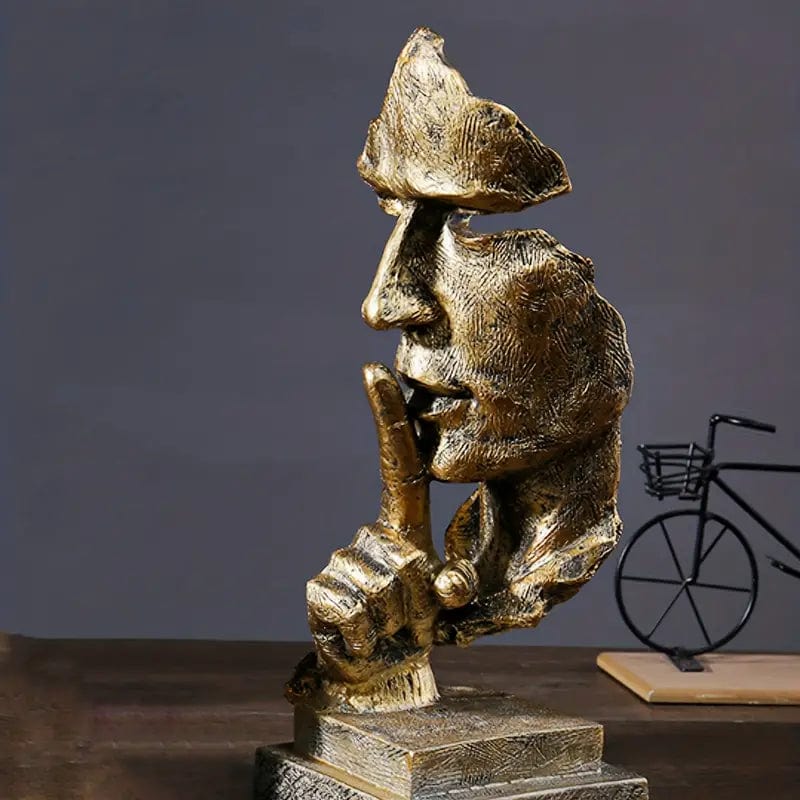 Unikt Billede - Finger På Mund Billede - Indretning Af Hjemmet Sculpture Statue Danmarkmode.dk