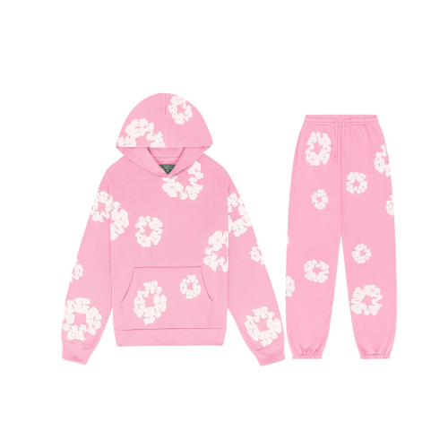 Unisex træningsdragt med blomster fra Modera | Ikonisk print | Vanero | Komfortabelt sportstøj Two Piece Set Danmarkmode.dk