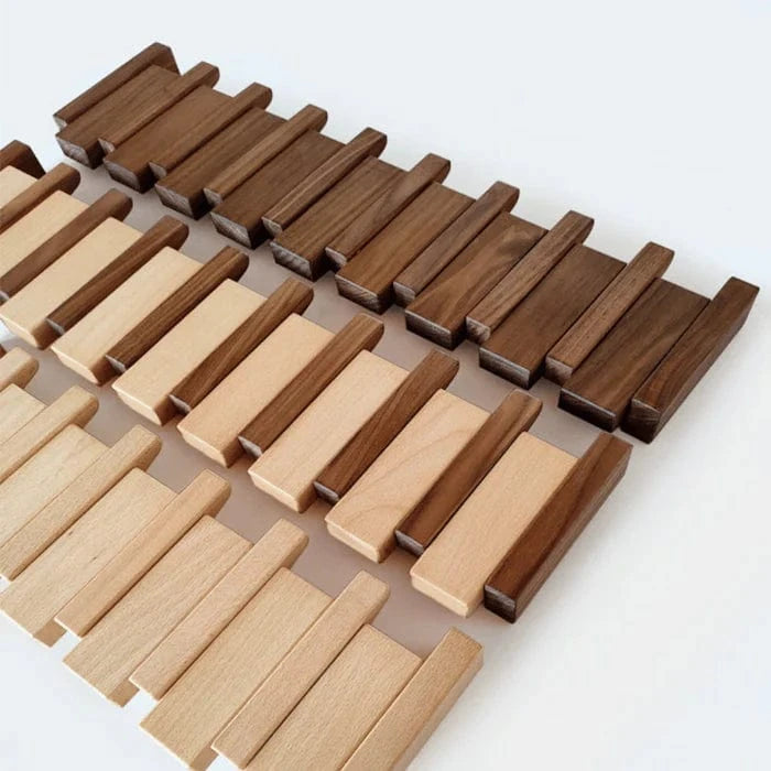 Væg Piano Knagerække I Træ - Retractable - Kompakt - Moderne Wall Hooks Danmarkmode.dk