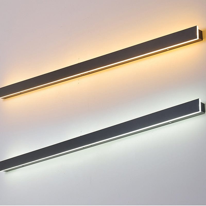 Vandtæt Rektangel Dæmpbar LED Væglampe - Udendørs Lys - Akryl - Aluminium Wall Light Fixtures Danmarkmode.dk