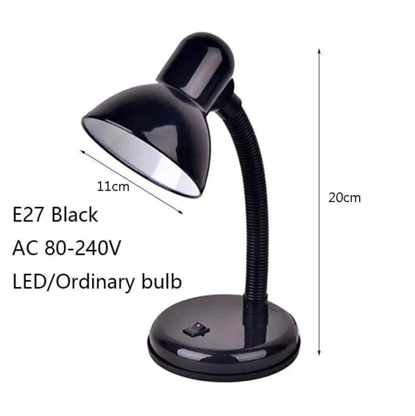 Vintage LED Skrivebordslampe - Fleksibel - Bordlampe - Aluminium Table Lamp Danmarkmode.dk