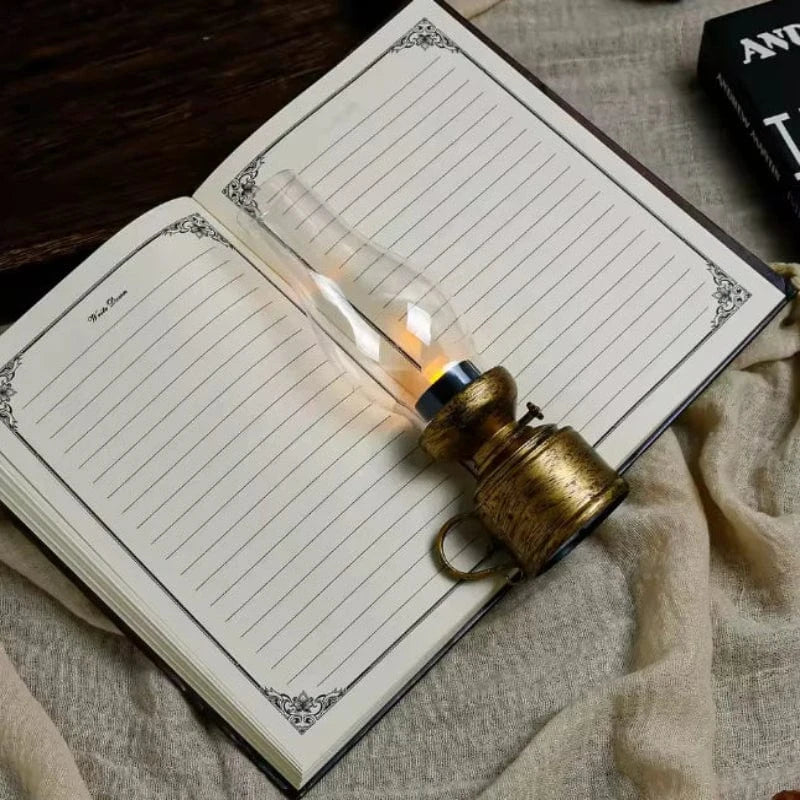 Vintage Stearinlys Led Olielampe - Batteridrevet - Trådløs - Dæmpbar Table Lamp Danmarkmode.dk