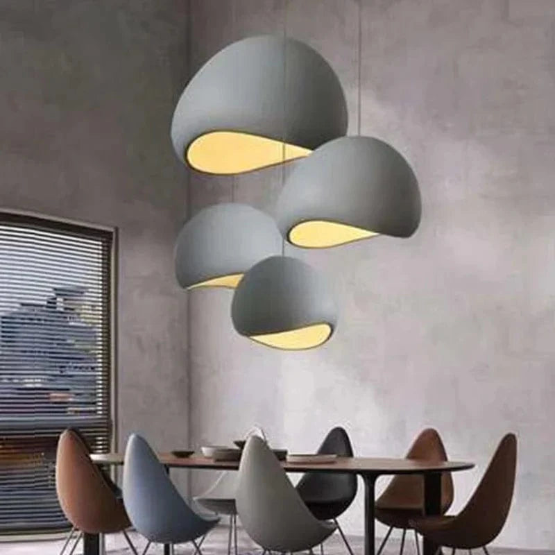 Wabi Sabi Loftkrone Moderne LED Pendelleuchte | Modern Hanging Light, Metal, Industrial Style, 80cm, Home Lighting, Scandinavian Design Huis > Verlichting > Lampen > Hanglampen Danmarkmode