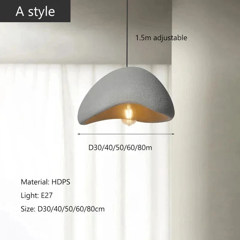 Wabi Sabi Loftkrone Moderne LED Pendelleuchte | Modern Hanging Light, Metal, Industrial Style, 80cm, Home Lighting, Scandinavian Design Huis > Verlichting > Lampen > Hanglampen Danmarkmode