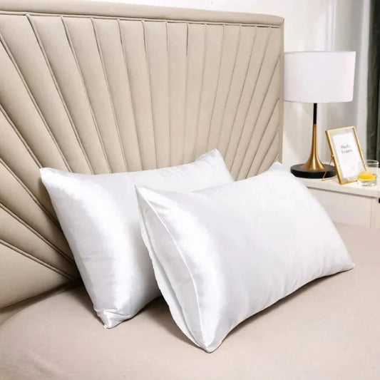100% Ren Satin Pudebetræk - Rektangel - 2 Stk Pillowcases Danmarkmode.dk