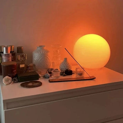 16 Farver Justerbar LED Kuglelampe - Vandtæt - Natlampe - Værelsesindretning Table Lamps Danmarkmode.dk
