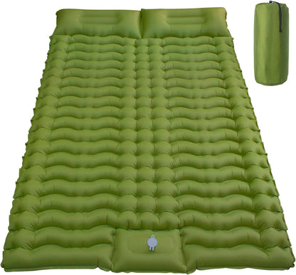 2 Personer Luftmadras med Pumpe - Udendørs - Camping - Ergonomisk Air Mattress Danmarkmode.dk