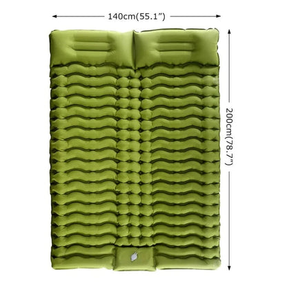 2 Personer Luftmadras med Pumpe - Udendørs - Camping - Ergonomisk Air Mattress Danmarkmode.dk