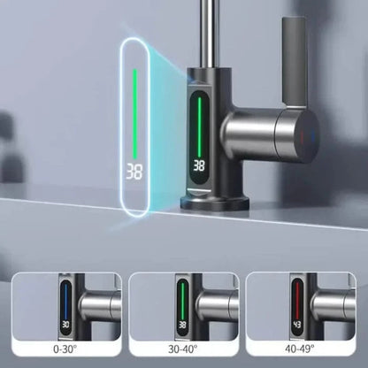 3-vejs Sprøjte Vandhane til Køkkenet - Vandfald - Varmelegeme - Justerbar Kitchen Sink Faucets Danmarkmode.dk