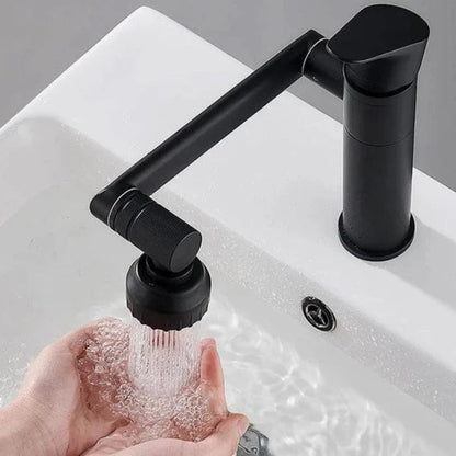 360 Grader Roterende Badeværelsesarmatur - Vandhaner - Messing - Moderne Bathroom Sink Faucets Danmarkmode.dk