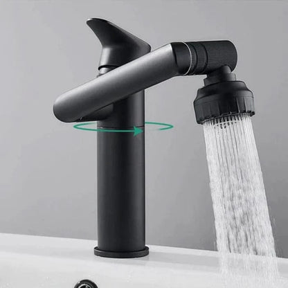 360 Grader Roterende Badeværelsesarmatur - Vandhaner - Messing - Moderne Bathroom Sink Faucets Danmarkmode.dk